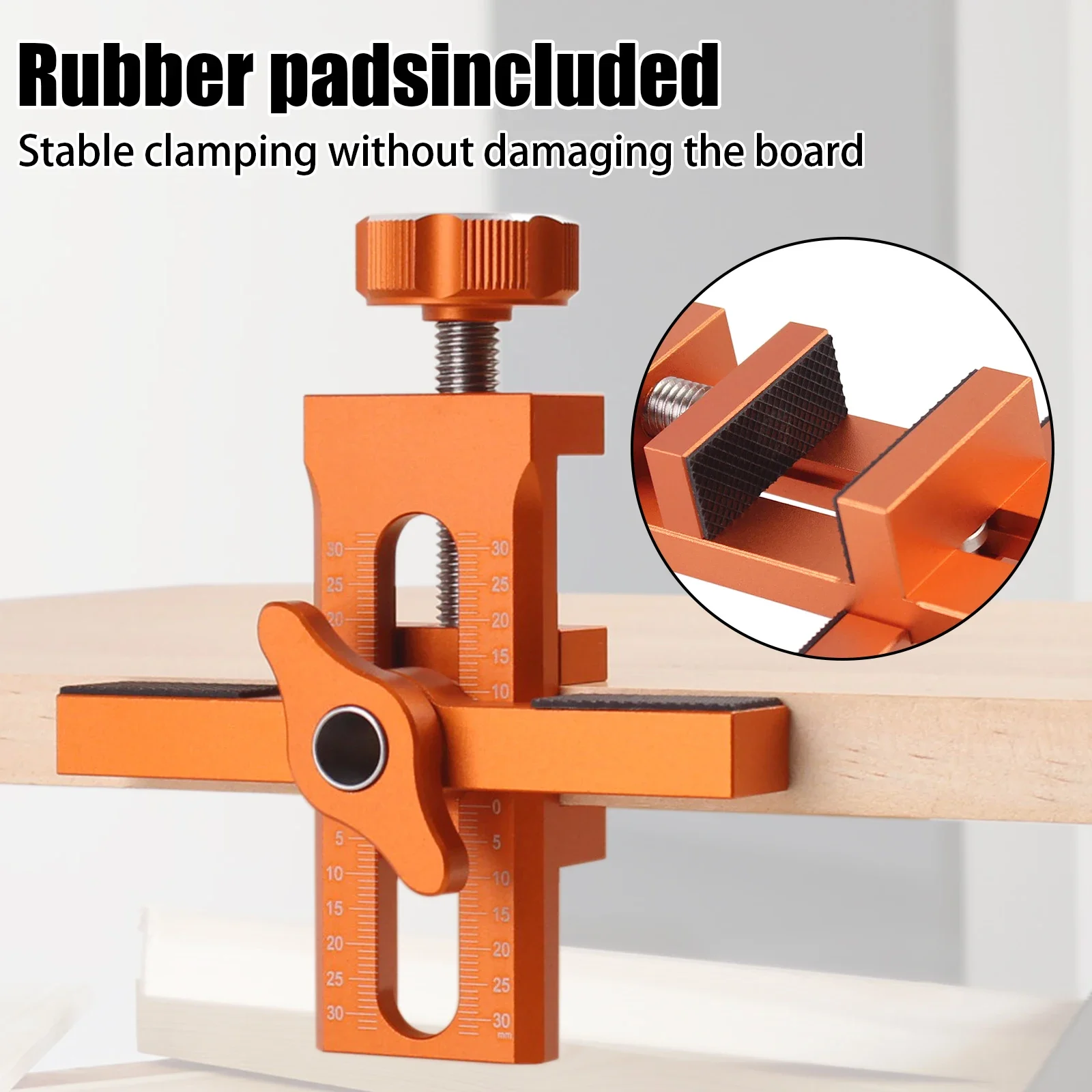 Cabinet Door Mounting Jig Quick Positioning Hole Opening Tool Adjustable Aluminum Alloy Cabinet Portable Cabinet Mount Locator