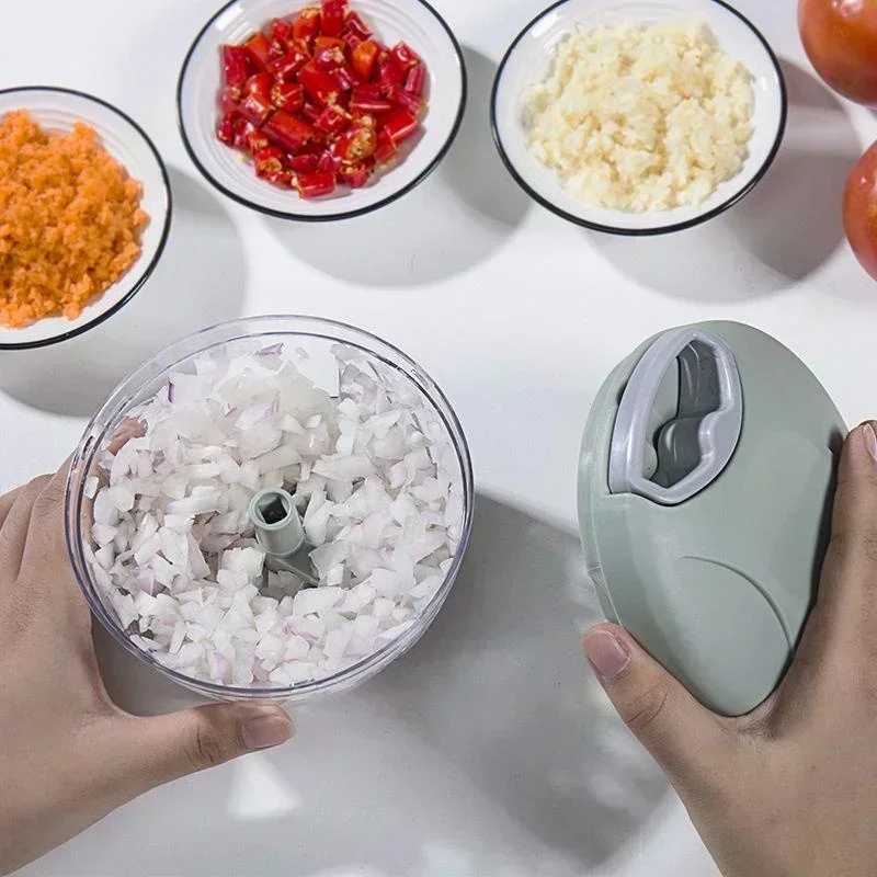 ห้องครัว Householde คู่มือกระเทียมกด Multi-Function บด Chopper อาหารเครื่องตัดผักเนื้อ Gadgets ครัว Masher เครื่องมือ