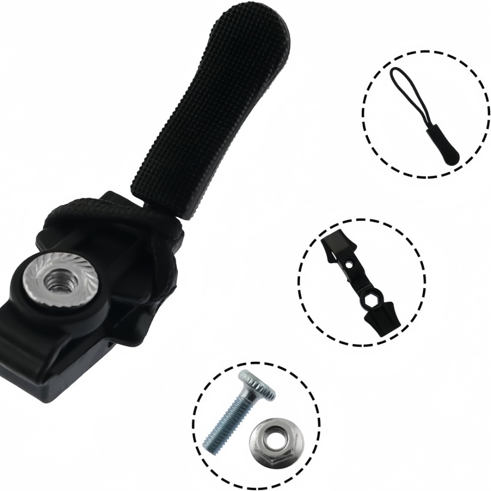 6/3pc Universal Zipper Lock Head Quick Installation Detachable Zipper Head for Jackets Luggage Bags Replacing Slider Lock Repair