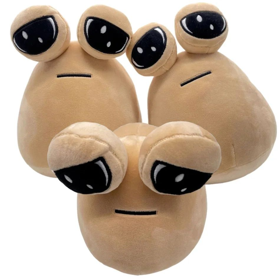 Il mio animale domestico Alien Pou giocattoli di peluche Gioco anime La bambola Maw Pou Kawaii Cartoon Morbido cuscino imbottito Bambini Compleanno Natale Gif