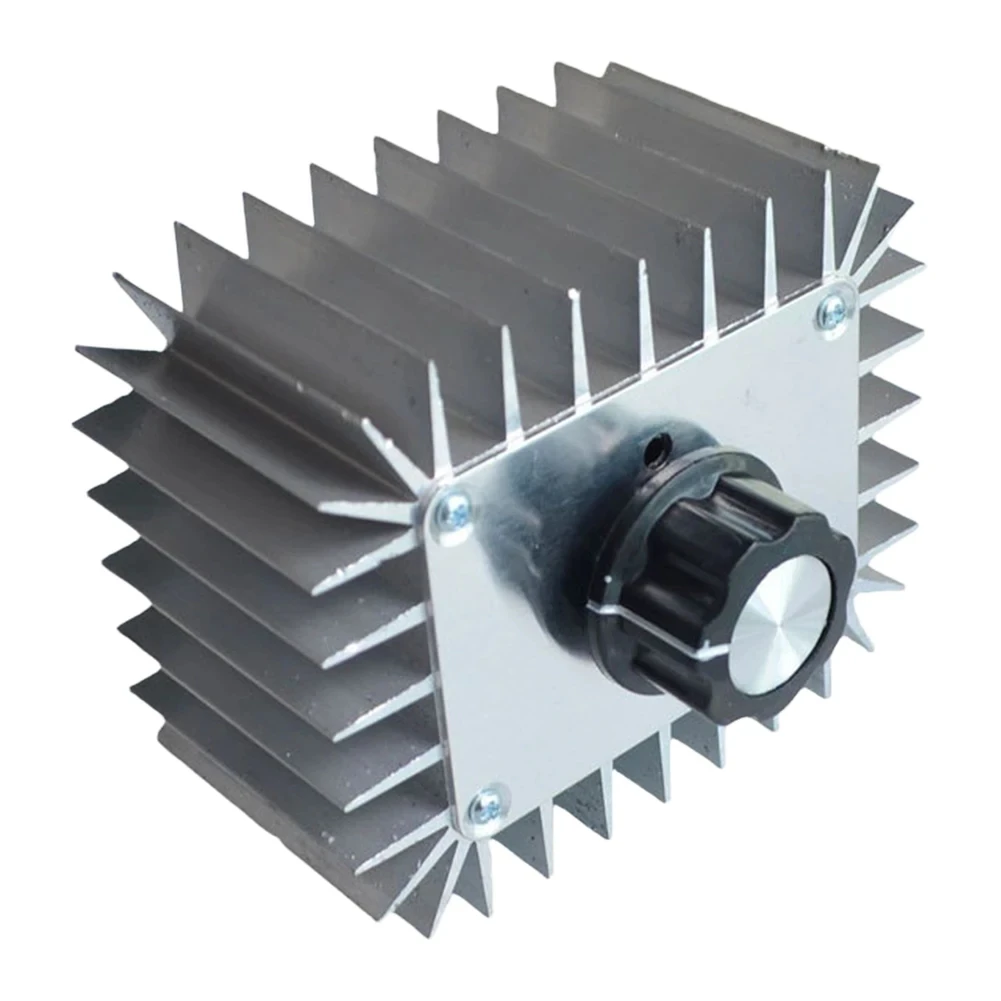Hochleistungs-elektronischer Spannungsregler 5000 W 220 V mit Gehäuse, Thyristor, Spannungsregler, Temperatureinstellung, Dimmen