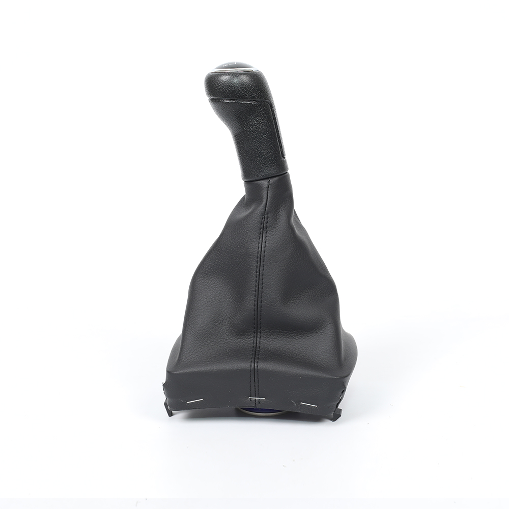 5 スピードギアシフトノブフォルクスワーゲン VW ポロ 9N 9N2 (2002-2009) カースタイリングマニュアルレバーゲートル革ブーツカバー交換