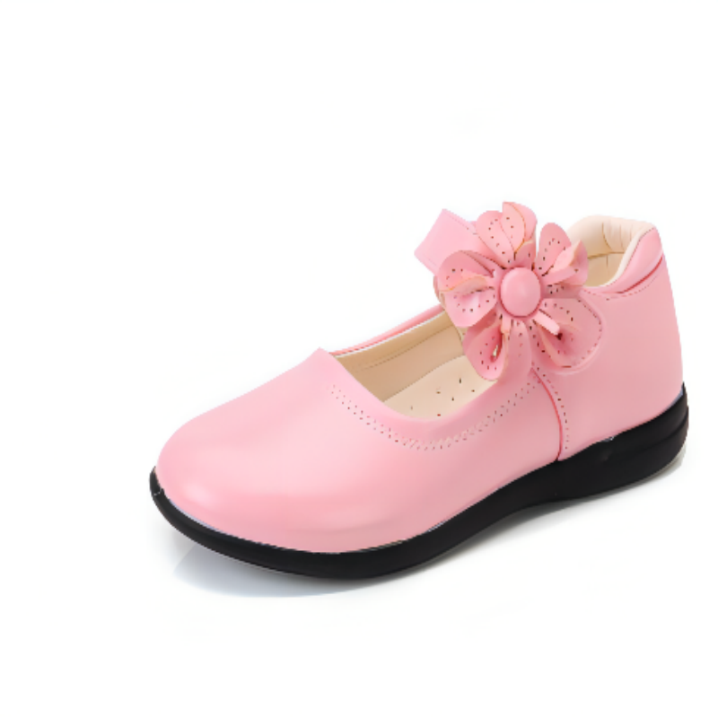 Chaussures en cuir pour filles, robe de mariée, chaussures d'école de princesse, sandales d'été noires avec nœud papillon pour étudiantes, mode coréenne