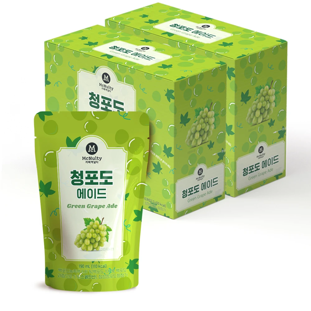 맥널티 청포도 아이스티 190mL 20개입
