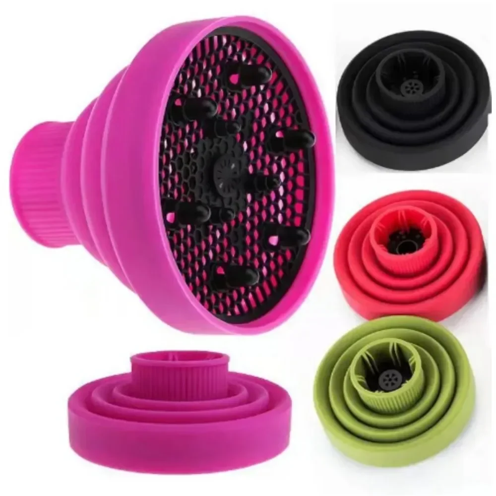 Siliconen Haar Styling Tool Accessoires Geschikt Universele Haar Krul Diffuser Cover Diffuser Schijf Haardroger Krullend Drogen Blower