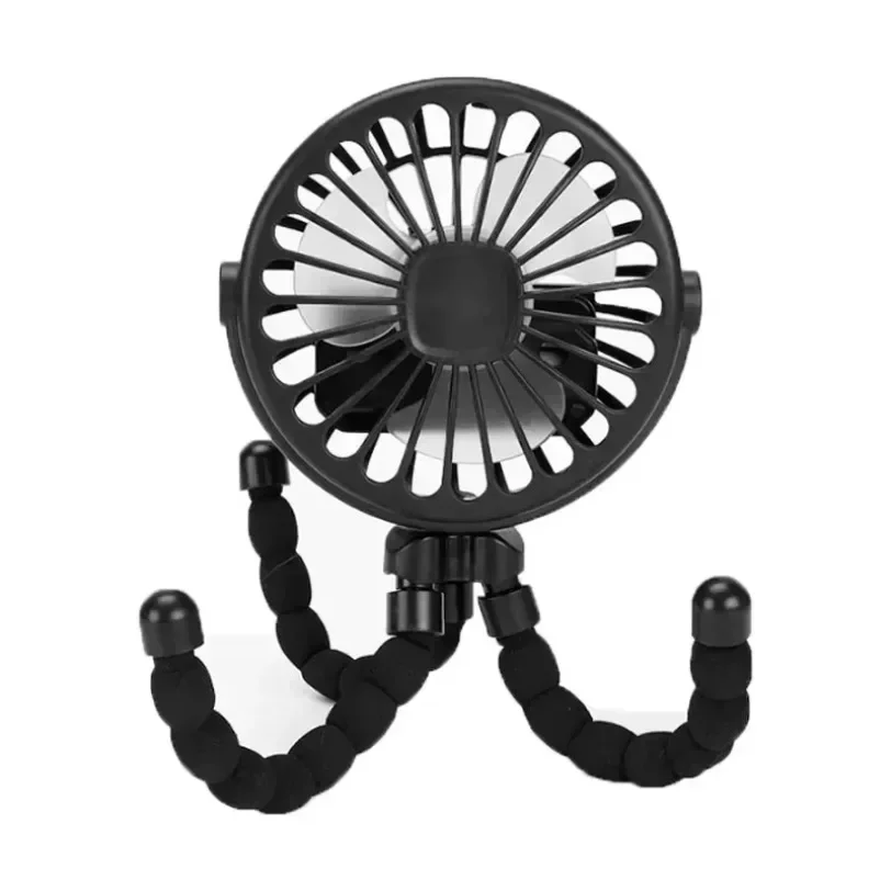 Ventilatore per passeggino Tenuto in mano ricaricabile USB senza lama Piccoli ventilatori pieghevoli Mini ventilatore Tavolo silenzioso Ventilatore per collo di raffreddamento esterno