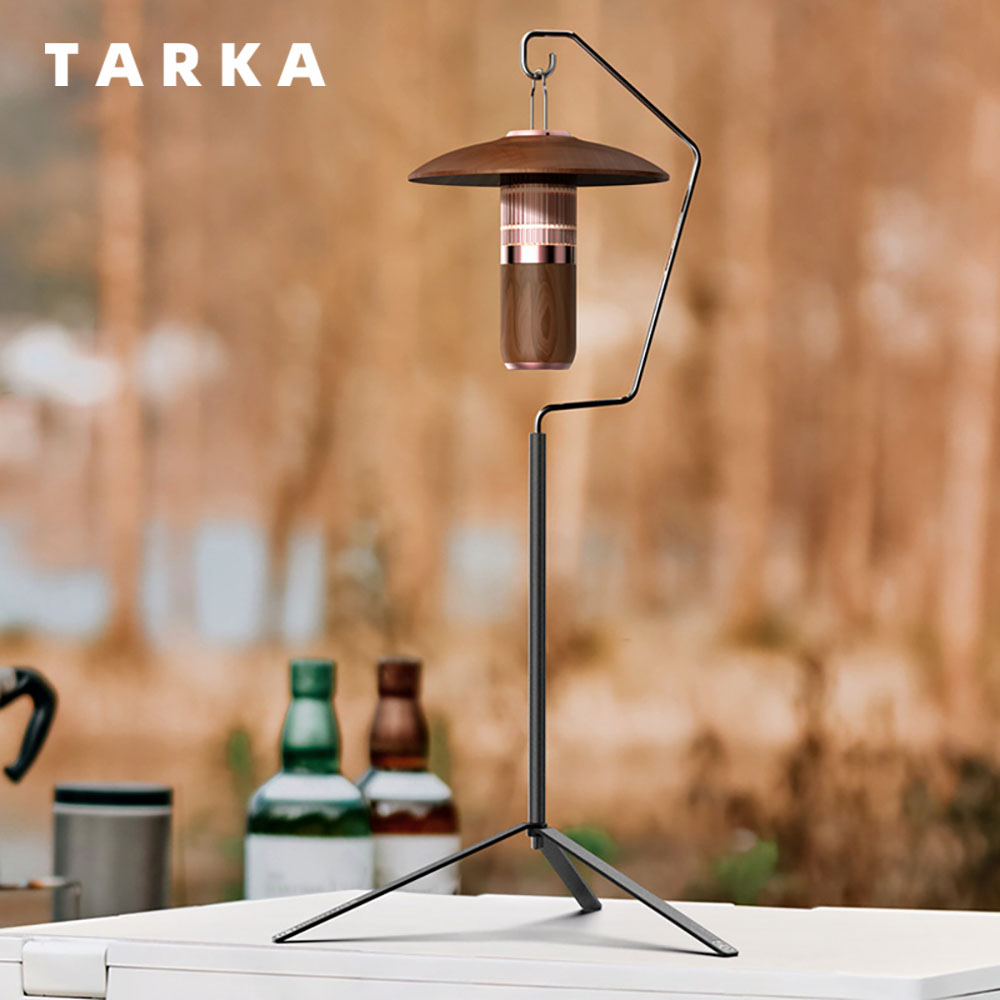 TARKA-soporte de linterna ultraligero, soporte de luz de mesa, colgador de luz portátil desmontable, iluminación turística al aire libre, perchas de linterna