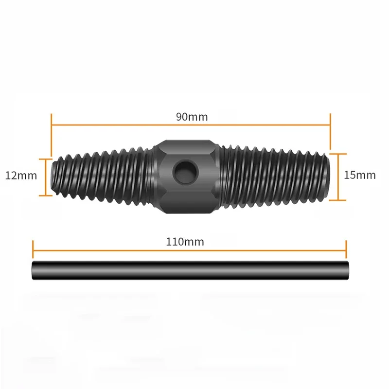 Double Head Wrench Faucet Valve Broken Screw Extractor Set Pipe Remover Damaged Wire Water Pipe Bolt Removal Plumbing Tools Set