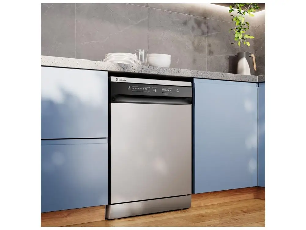 Lava-louças Electrolux 14 Serviços com Função Higienizar LS14E Prata - 110V