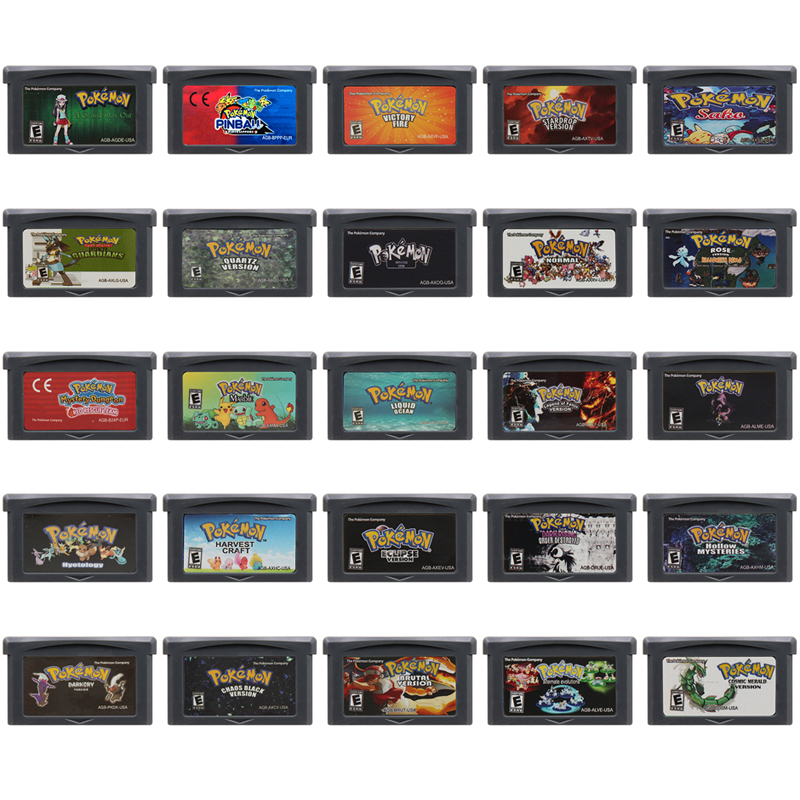 GBA ビデオ ゲーム カートリッジ 32 ビット ゲーム カード ポケモン オルタナティブ エボリューション ブルータル カオス ブラック スタードロップ ファイア レッド ミステリー ダンジョン