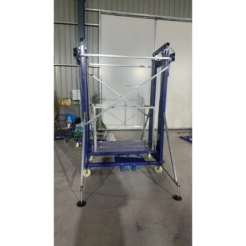 Electric scaffolding Load bearing 500 800 1000KG Cheap steel Metal frame Remote control Mobile Lifting platform Hydraulic