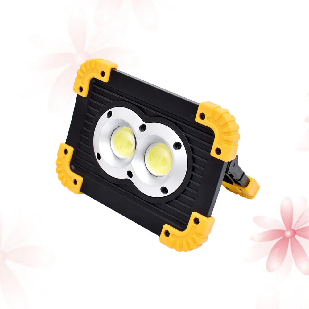 Lampa robocza LED 20W z możliwością ładowania, reflektor COB do biwakowania, wędkowania, naprawy samochodów, oświetlenia awaryjnego na zewnątrz.