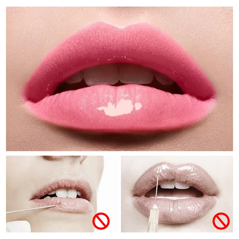 Soro labial volumizador rápido, óleo labial sexy, brilho, aumenta a elasticidade labial, reduz linhas finas, ilumina, hidratante, cuidados com os lábios