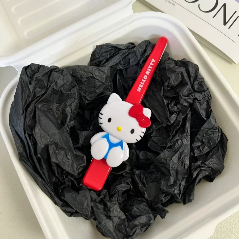 Sanrio Kitty Haarspange Ein-Wort Haarspange Melody Haarspange Kuromi Cartoon Kawaii Mädchen Haarspange Pony Clip Haarschmuck Geschenk