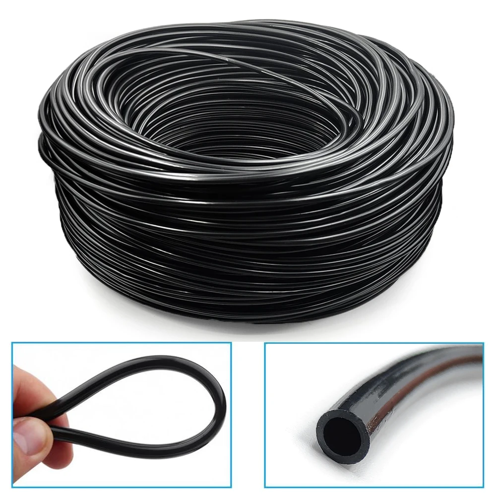 DIY Arbitrary Length 10M/20M/30M... Garden Hose 4/7mm Watering Irrigation System Supplies PVC Micro Drip Pipe Adjustable