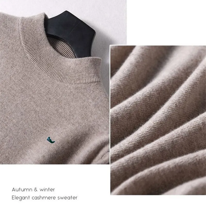 Herren Wollpullover O-Ausschnitt Pullover Strick Plus Größe M-5XL Wollpullover Herbst Winter Tops High-End-Pullover