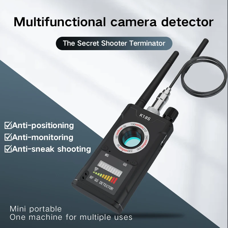 Verborgen Camera Detector Anti Spy Gadget Professionele Jager Draadloos Signaal Auto Gps Infrarood Zoeken Afluisteren Bug Mini-Apparaten