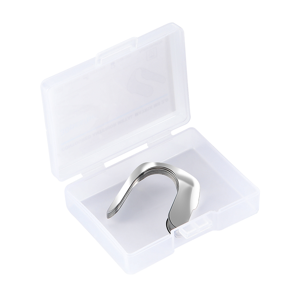 30 Stücke Dental Matrix Konturierte Anterior Metall Matrix Bands Schnittmatrix System Matrizen Zahnmedizin Materialien