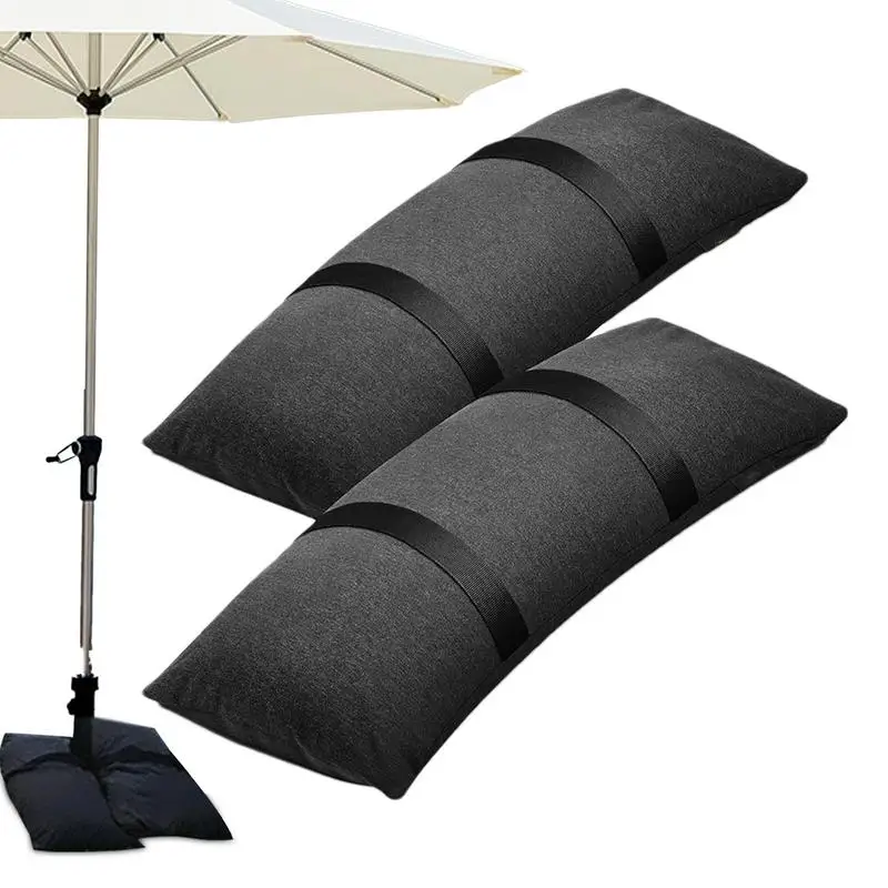 Tent Sandbags Canopy Tent Sandbags 2pcs Refillable Sand Bag Windproof Tent Weights For Patio Poolside Garden