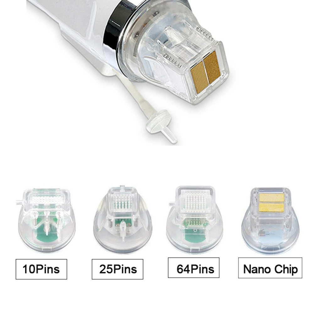 Non-insulated RF Microneedle Cartridges 10/25/64 pins and Nano for Fractional RF Radio Frequency Machine