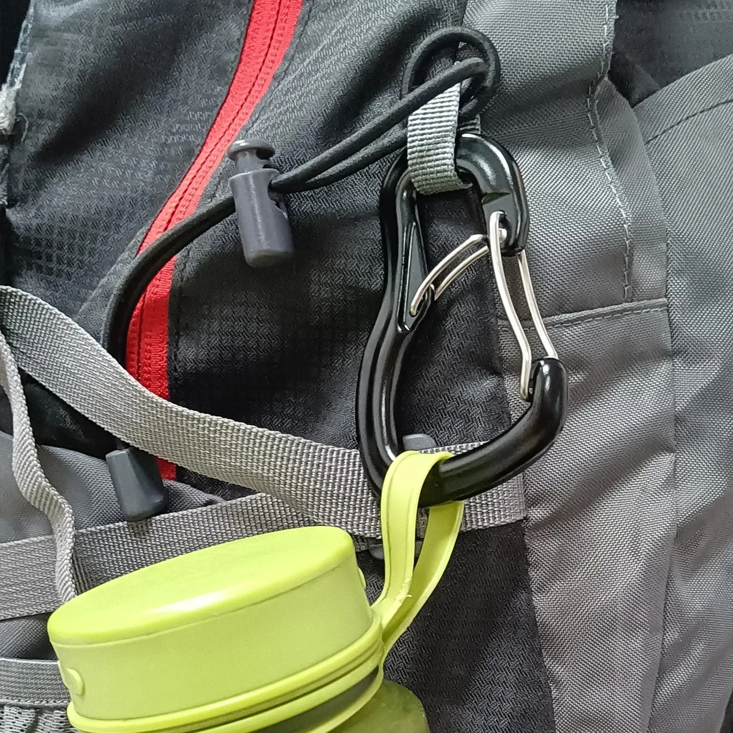 Hebilla de bloqueo doble para hamaca al aire libre, hebilla colgante multifuncional de aleación de aluminio, hebilla colgante rápida para hamaca de Camping