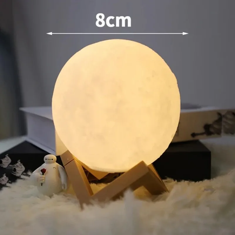 Criativo diy luar escudo pequena luz noturna led recurso montagem decoração para casa requintado crianças brinquedos presentes adultos