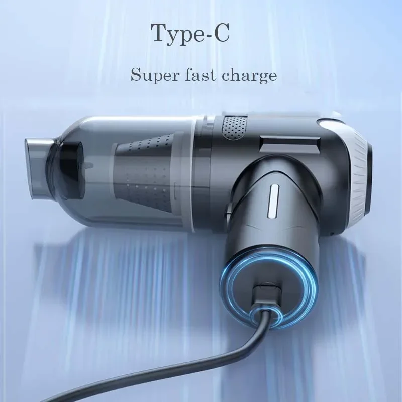 Xiaomi Youpin Car Vacuum Cleaner Wireless Handheld Mini Powerful Cleaning Machine Portable Car Cleaning Strong Suction Home Tool