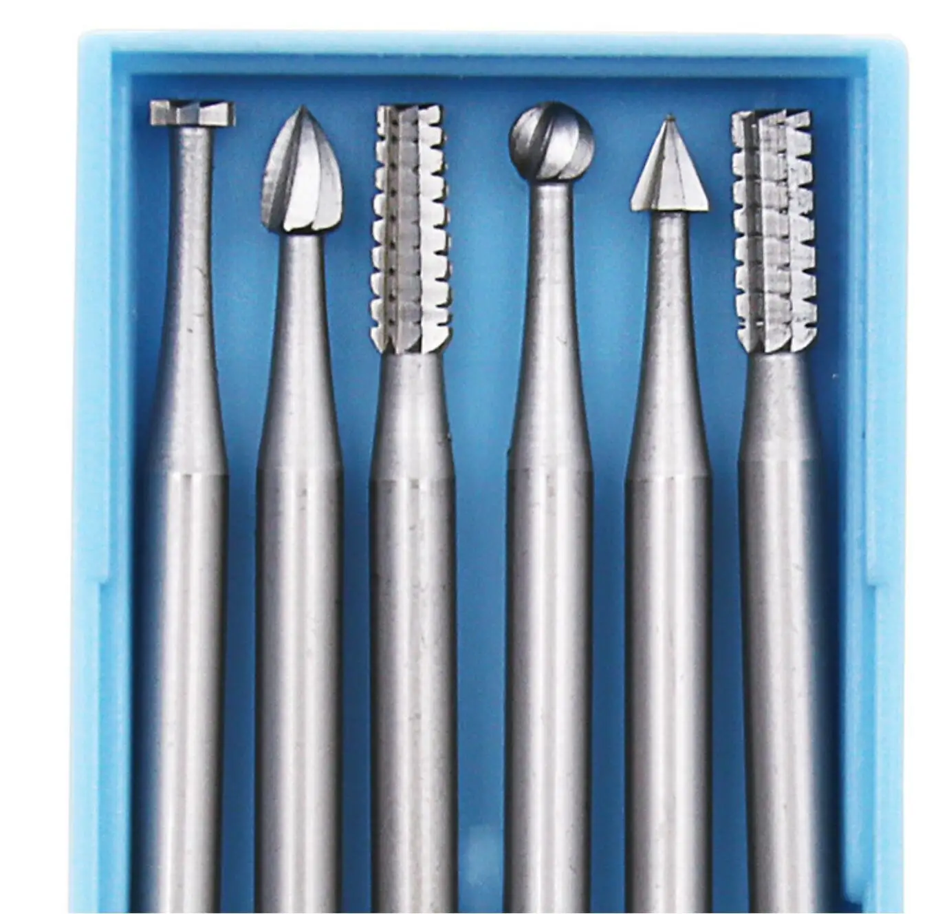 6 ชิ้น/เซ็ต 2.35 จับเหล็กทังสเตนแกะสลักเครื่องตัดไฟฟ้า Hollow ใหม่ 204 Threading Machine Olive Core แกะสลักตัด 0.7-2.3 มม.