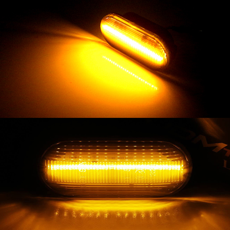 Voor VW Golf 3 4 MK3 MK4 Passat 3BG Polo 6N 9N Bora Vento Dynamische Side Marker Richtingaanwijzer sequentiële Blinker Licht