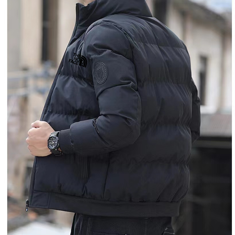 ฤดูหนาวแจ็คเก็ตผู้ชายStand Collar Warm Down Jacket Streetแฟชั่นแบรนด์ลําลองผู้ชายParka North Coat
