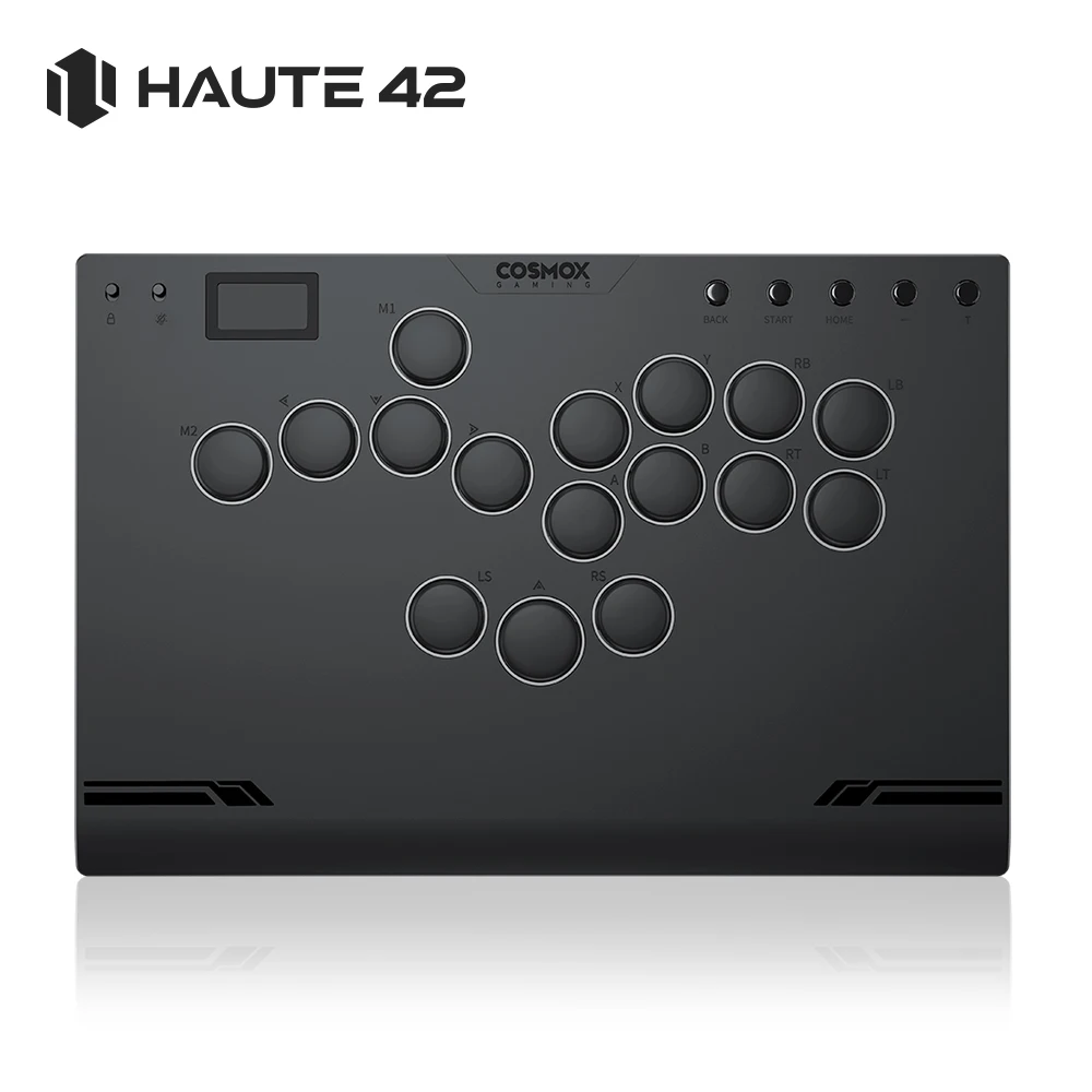 Controlador sin palanca Hitbox de aleación de aluminio Haute42, palo Arcade sin pegatinas para PC/ps4/ps5/controlador de lucha Hitbox de vapor