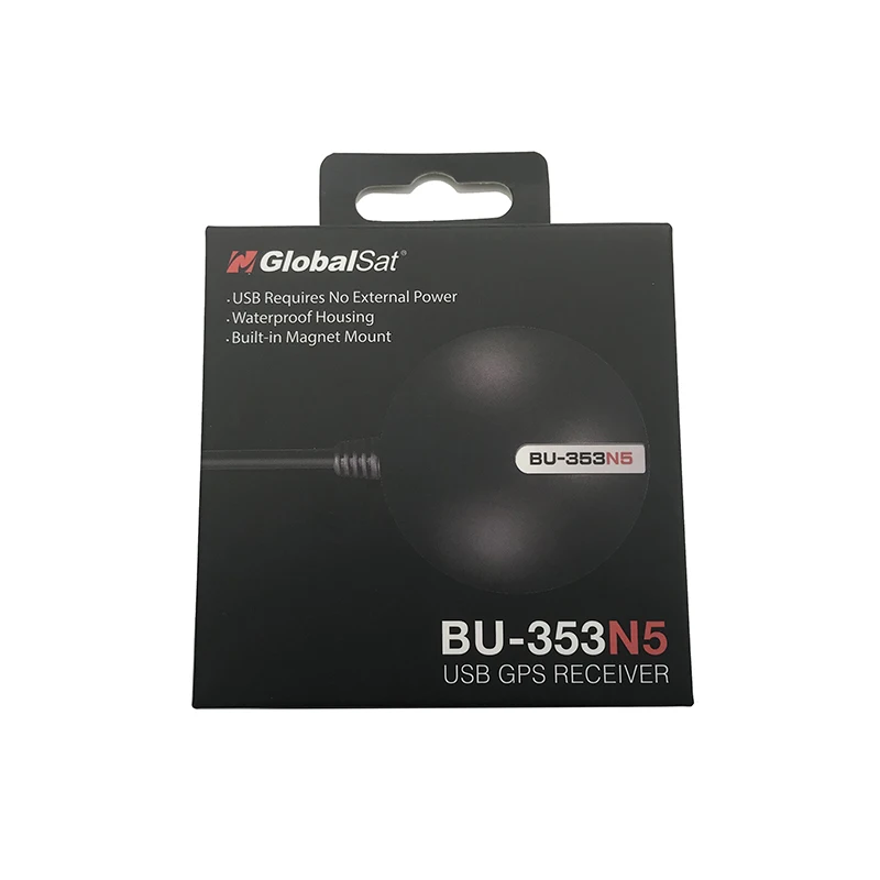Cable receptor GPS resistente al agua, BU-353N5 reemplazable BU-353S4/BU353S4 GlobalSat, GPS con USB, interferencias, MediaTek AG3335MN