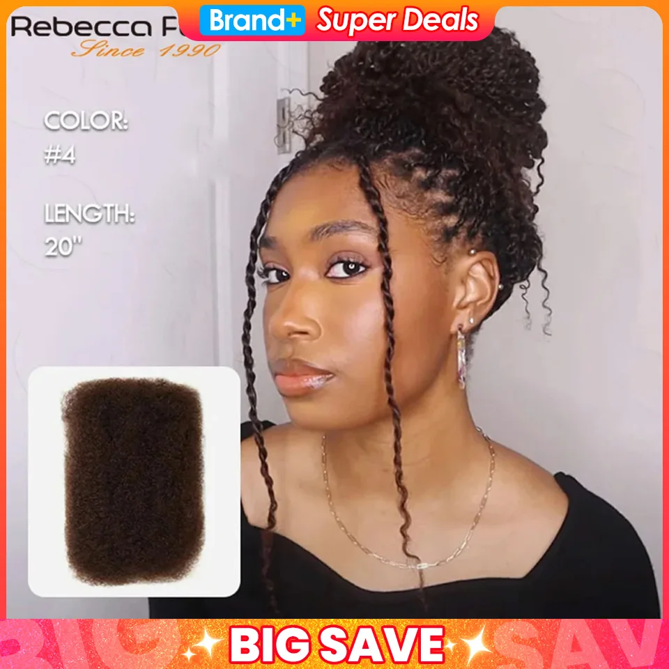 Brazilian Afro kinky Bulk Human Hair For Braiding Remy Hair Bundle QVR Remy Bulk Hair No Attachment Peruvian Afro Kinky Bulk