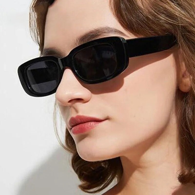 Cat Eye Zonnebril Met Klein Montuur Super Cool Tij Concave Vorm Straatopname Persoonlijkheidszonnebril Dames All-Match Mode