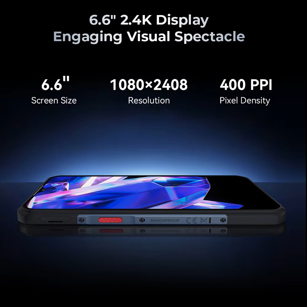 Oukitel WP35 Pro Robustes Smartphone 5G 11000 mAh 36 GB + 512 GB Andiron 14 64 MP NFC-Handy