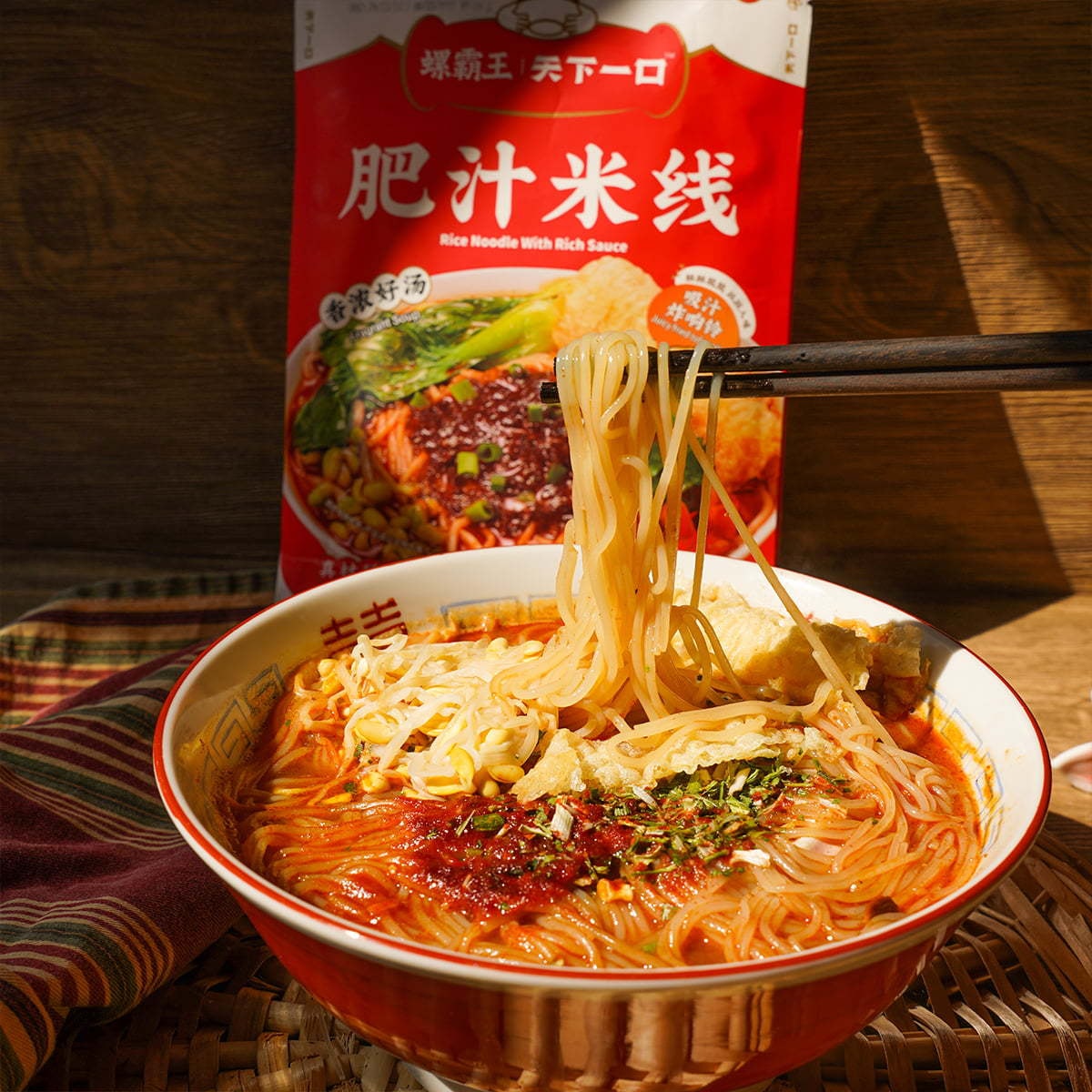 [8Packs]Rice Noodles Luo Ba Wang 310g, 310.00g*8Packs