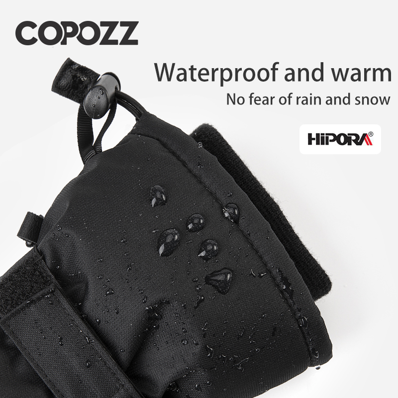 COPOZZ gants de Ski d'hiver Hipora diaphragme 3M Thinsulate gants de Snowboard thermique chaud écran tactile gants de Ski hommes femmes