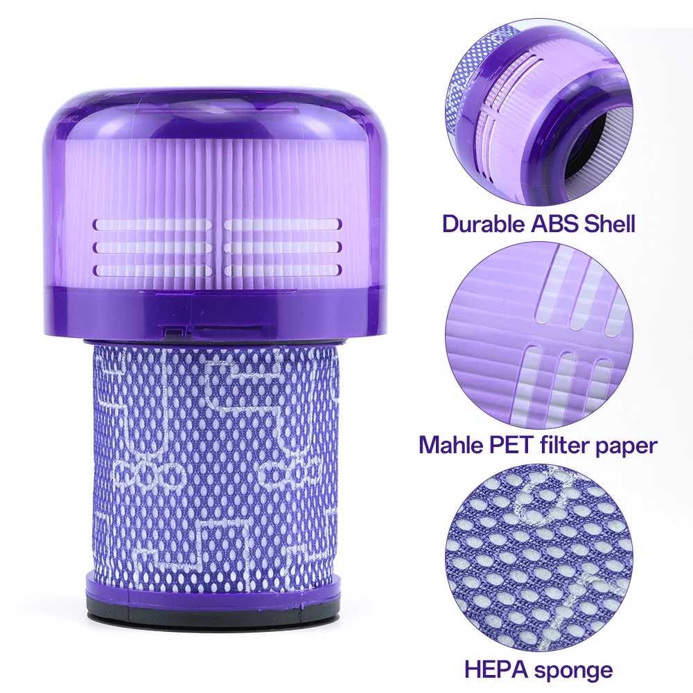 Washable Hepa Filter For Dyson V12 Cordless Vacuum Cleaner Accessories V12 Slim Detect  Replacement Parts