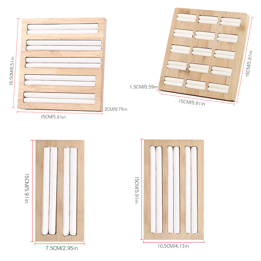 1 Stück, Ring-Ohrringe, Holz-Display-Tablett, Schmuck, 100 Ring-Ohrring-Tablett, Display-Tablett, Gegen-Aufbewahrung, Größe: Durchmesser: 5,9 Zoll
