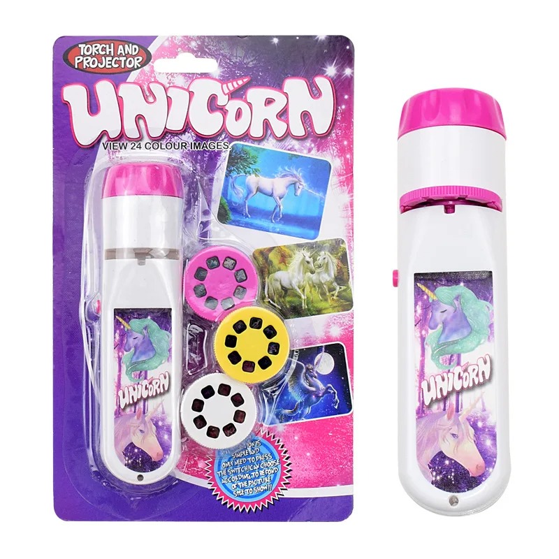 Children's Early Education Projector Flashlight Story Early Education Puzzle Dinosaur Ocean Space Pattern Bedtime Toy