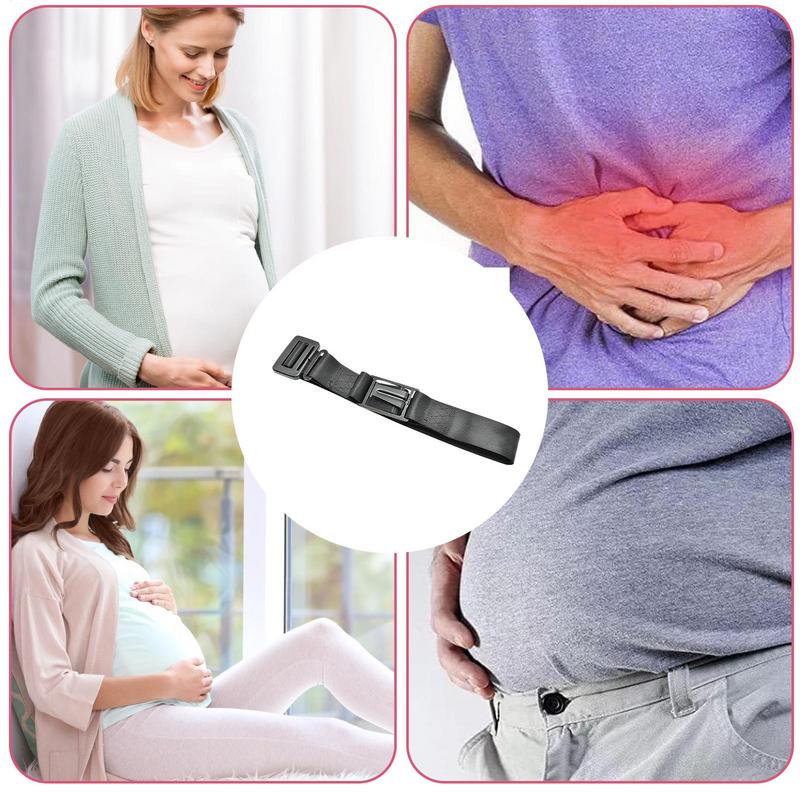 Cinto de segurança para gravidez, pano oxford, ajustador de assento para maternidade, cinta de colisão automotiva, capa de cinto ajustável, evita assento de compressão