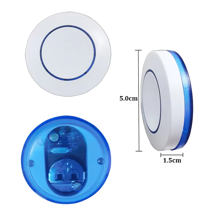 RF 433MHz Wireless Remote Control Light Switch 220V 110V 10A Relay Receiver Mini Round Button Wall Panel Switch For LED Lamp