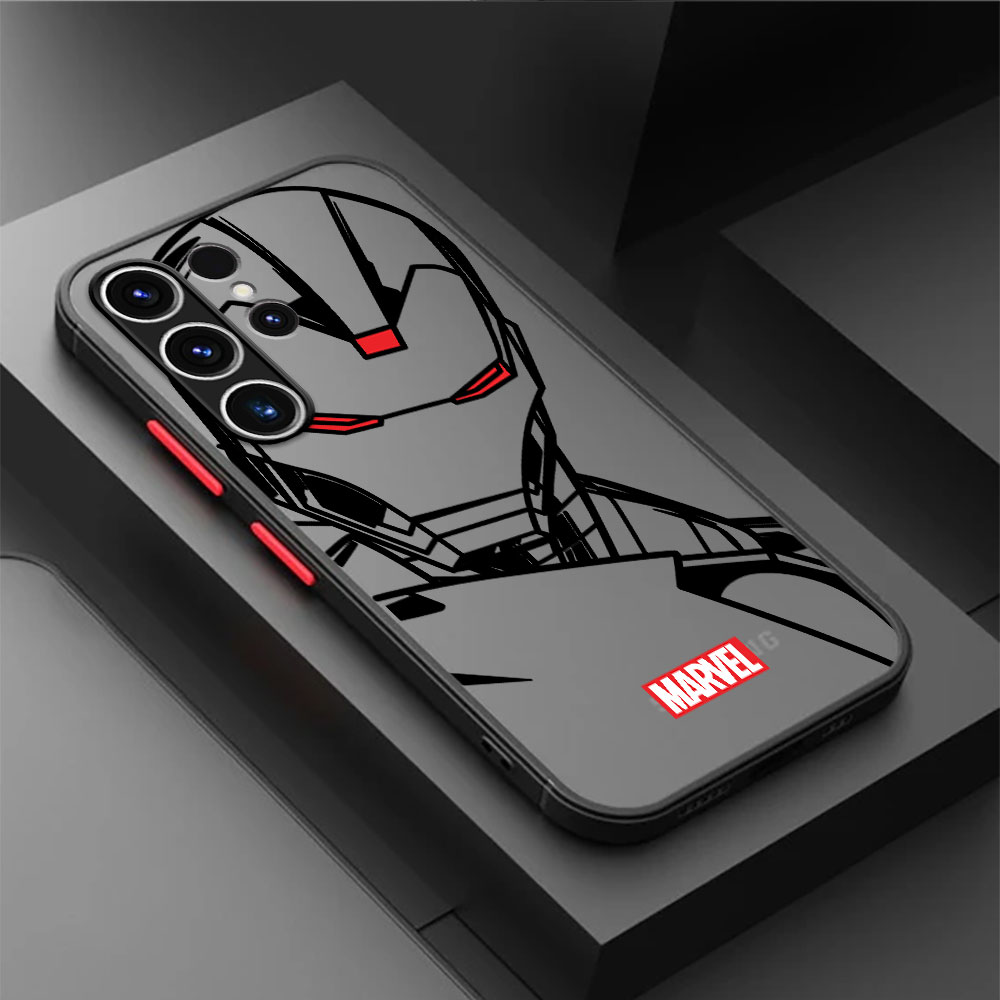 Funda a prueba de golpes para Samsung Galaxy S22 S9 S20 FE S23 Ultra Note 20 S23 FE S21 S24 Plus S10 Plus Marvel Spiderman Ironman