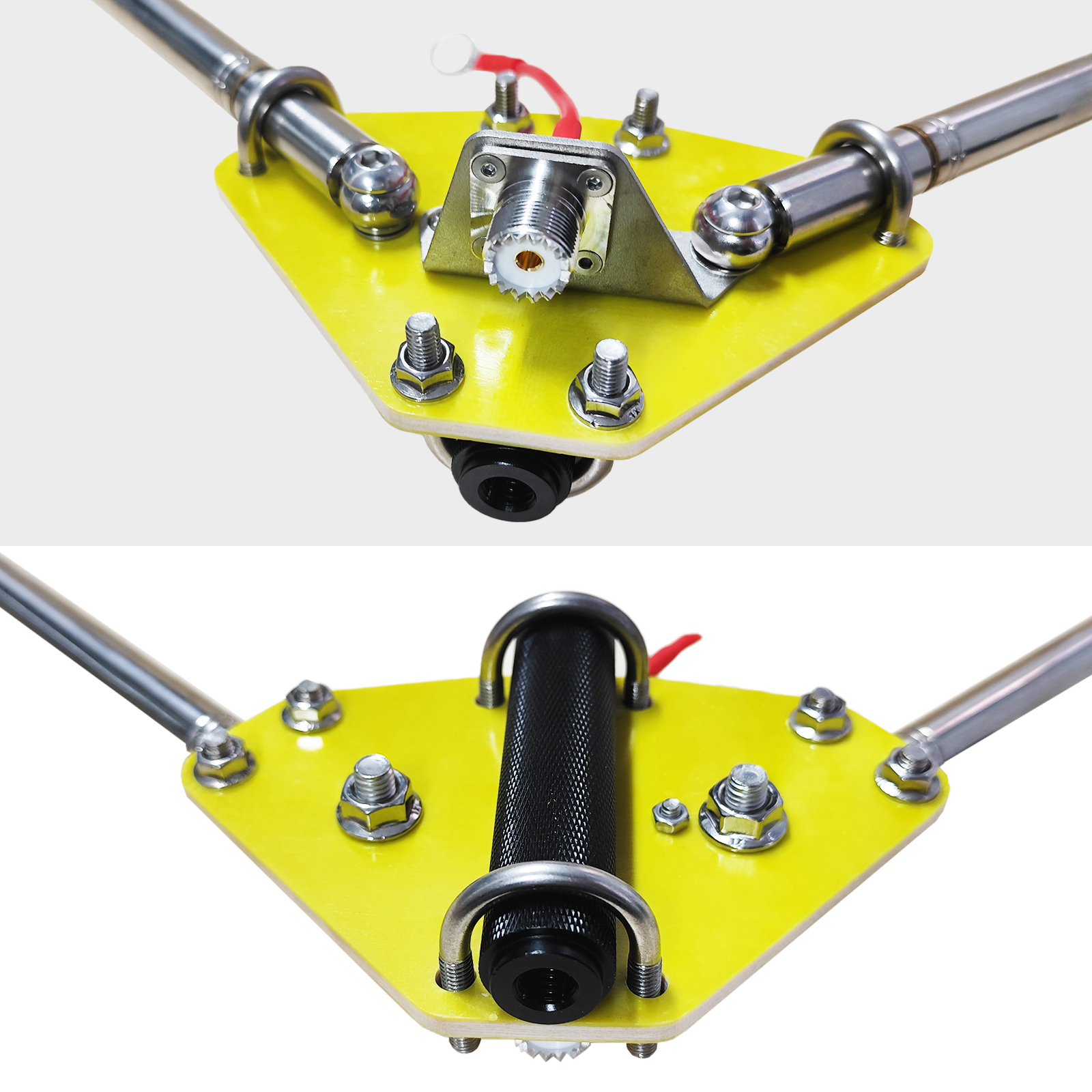 Positieve V Antenne Base Socket Voor HF Kortegolf Antenne Ondersteuning Statief Licht Stand Draad M10 5.6m antenne SO239