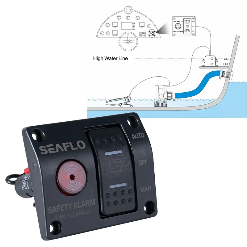 Wasserstand Sensor Schalter Automatische Alarm Steuerung System Wasserstand Alarm Bilgenpumpe Induktion Zubehör