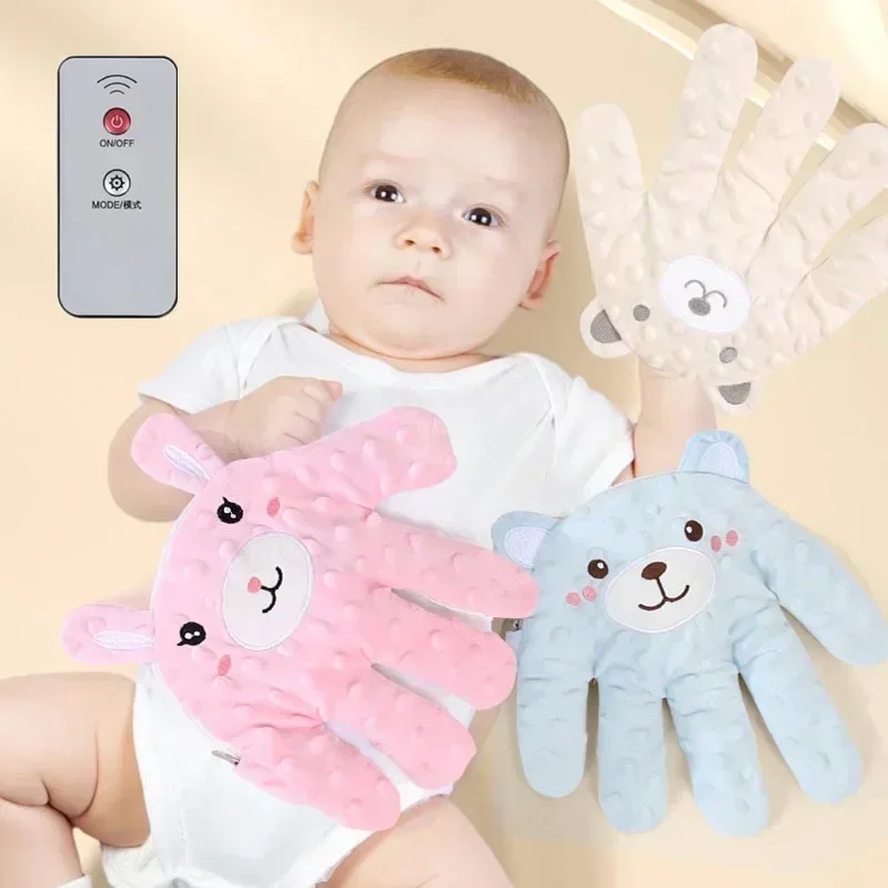 TINSOL Nuovo Bambino Lenitivo Palmo Lenitivo Palmo Del Bambino Neonato Elettrico di Controllo Remoto Cuscino Per Dormire Palmo Simulato Cuscino Per Dormire