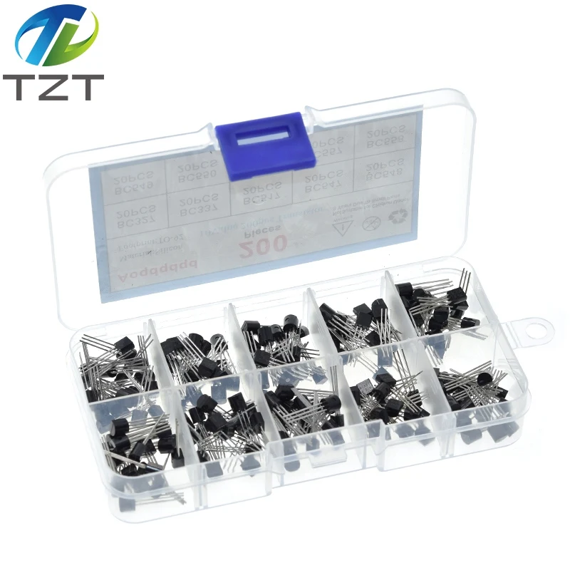 1BOX 200pcs=10 Values*20pcs kit Assort set BC327/BC337/BC517/BC547/BC548/BC549/BC550 BC556/BC557/BC558 mix pack