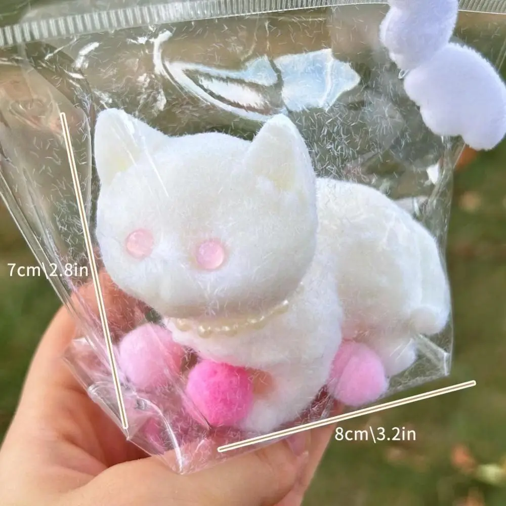 Soft Release Squeeze Cat Toys Cartoon Stress Relief Cat Stress Relief Squeeze Ball TPR Funny Pinching and Decompressing Toy