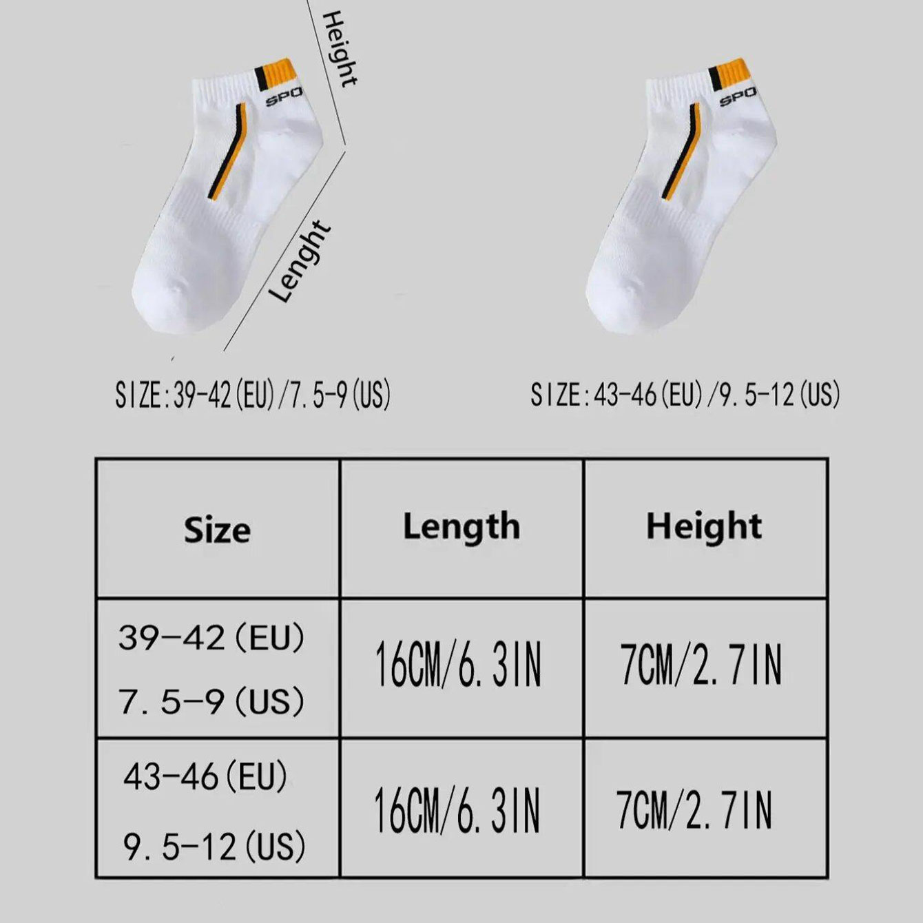 남성용 경량 통기성 캐주얼 양말, 트렌디하고 심플한 다용도 발목 양말, 편안한 여름 양말, 5 켤레