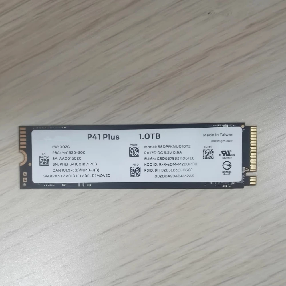 Original P41 PLUS 512G 1T 2T Solid State Drive M.2 Pcie4.0 2280 interface High Speed Reading Writing For Solidigm SK Hynix&Intel